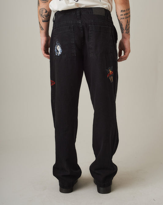 CALÇA BLUNT BLACK JEANS RENVY