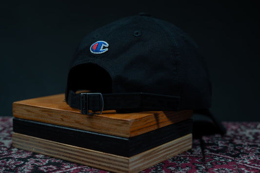 BONÉ CHAMPION TWILL HAT FLAG LOGO PRETO