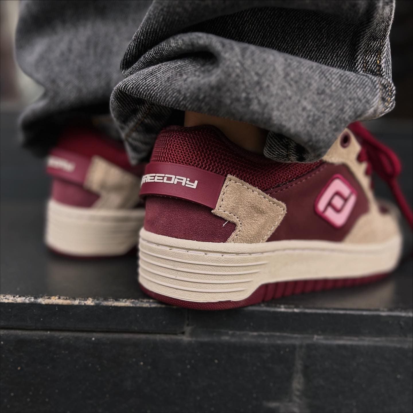 TÊNIS FREEDAY HERO EVOLUTION BORDÔ/CREME