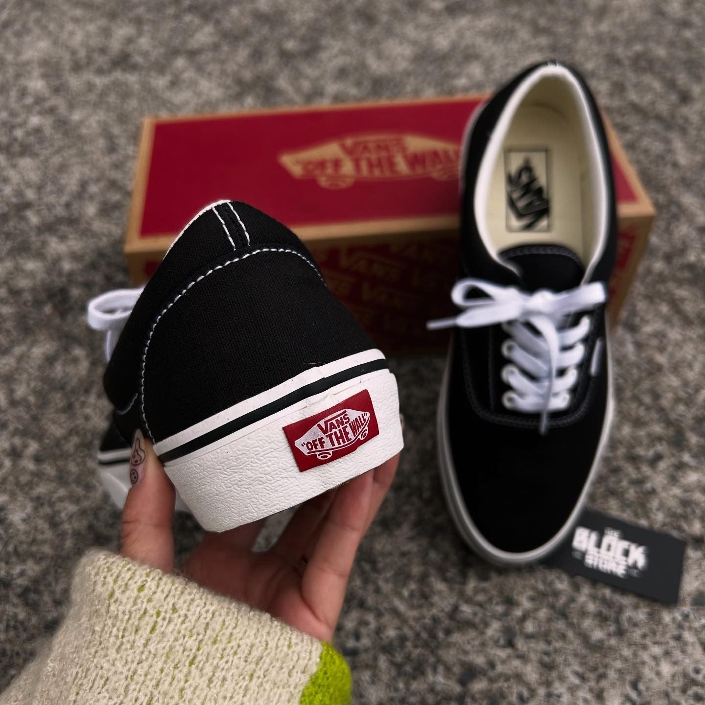 TÊNIS VANS ERA BLACK TRUE WHITE