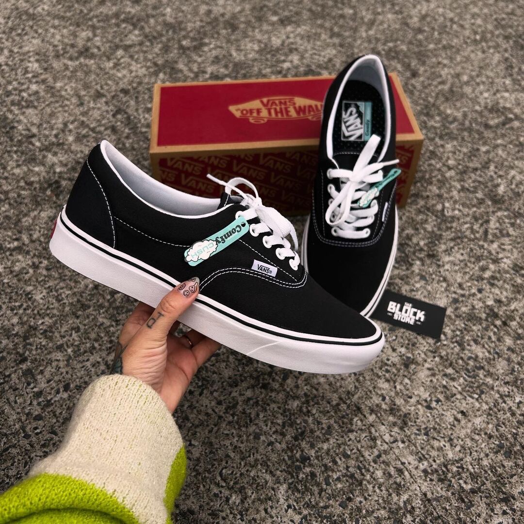 VANS ComfyCush エラ TÊNIS VANS ERA COMFYCUSH BLACK TRUE WHITE – The Block Store