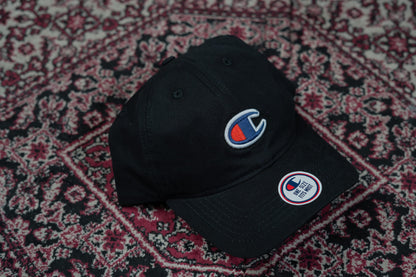 BONÉ CHAMPION TWILL HAT FLAG LOGO PRETO