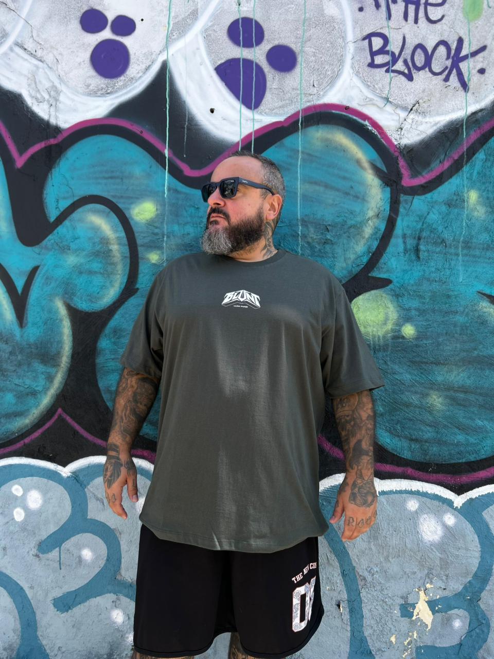 CAMISETA BLUNT PLUS SIZE FLORESTA