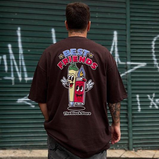 CAMISETA OVERSIZED THE BLOCK BEST FRIENDS