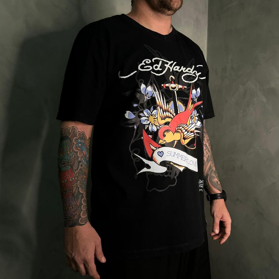 CAMISETA ED HARDY ANDORINHAS