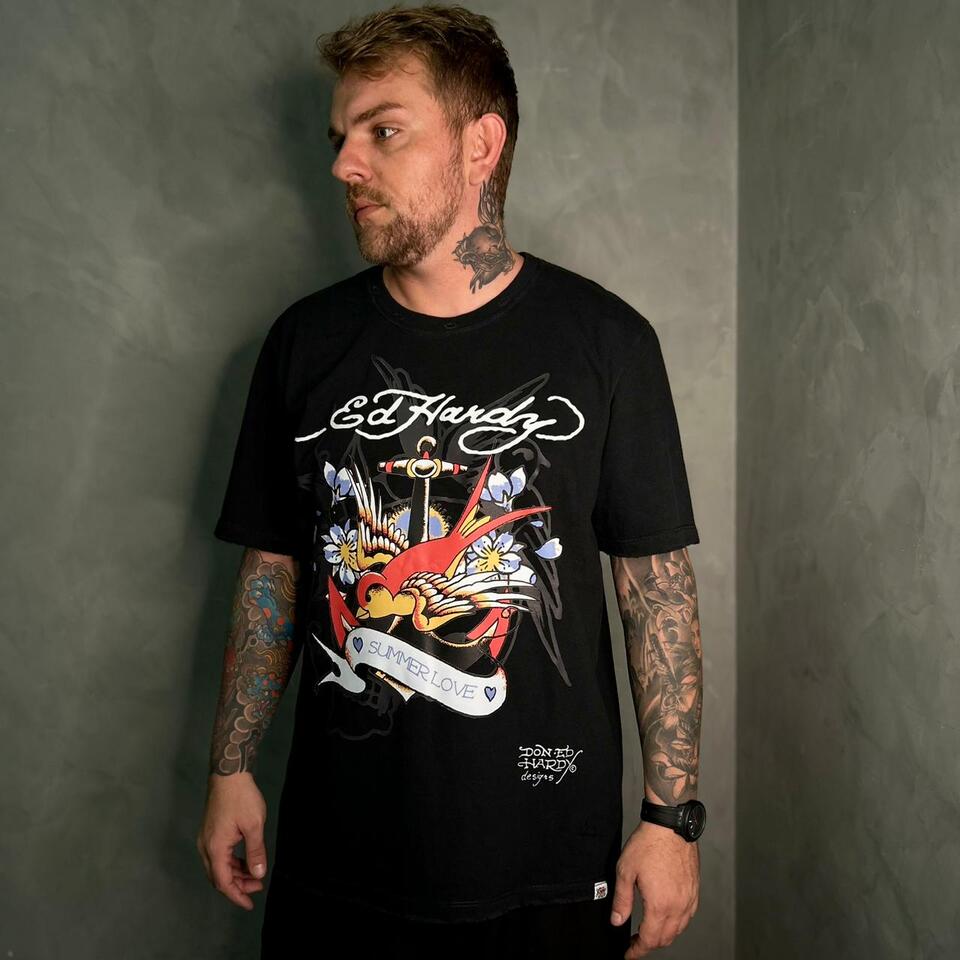 CAMISETA ED HARDY ANDORINHAS