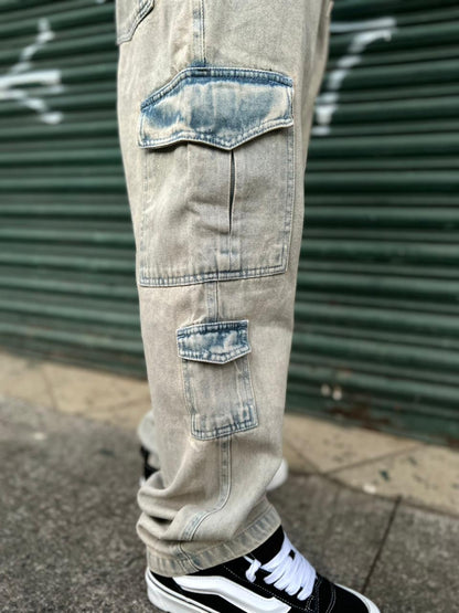 CALÇA JEANS CARGO JOHN ROGER