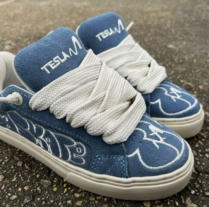 TÊNIS TESLA HERTZ ART DENIM