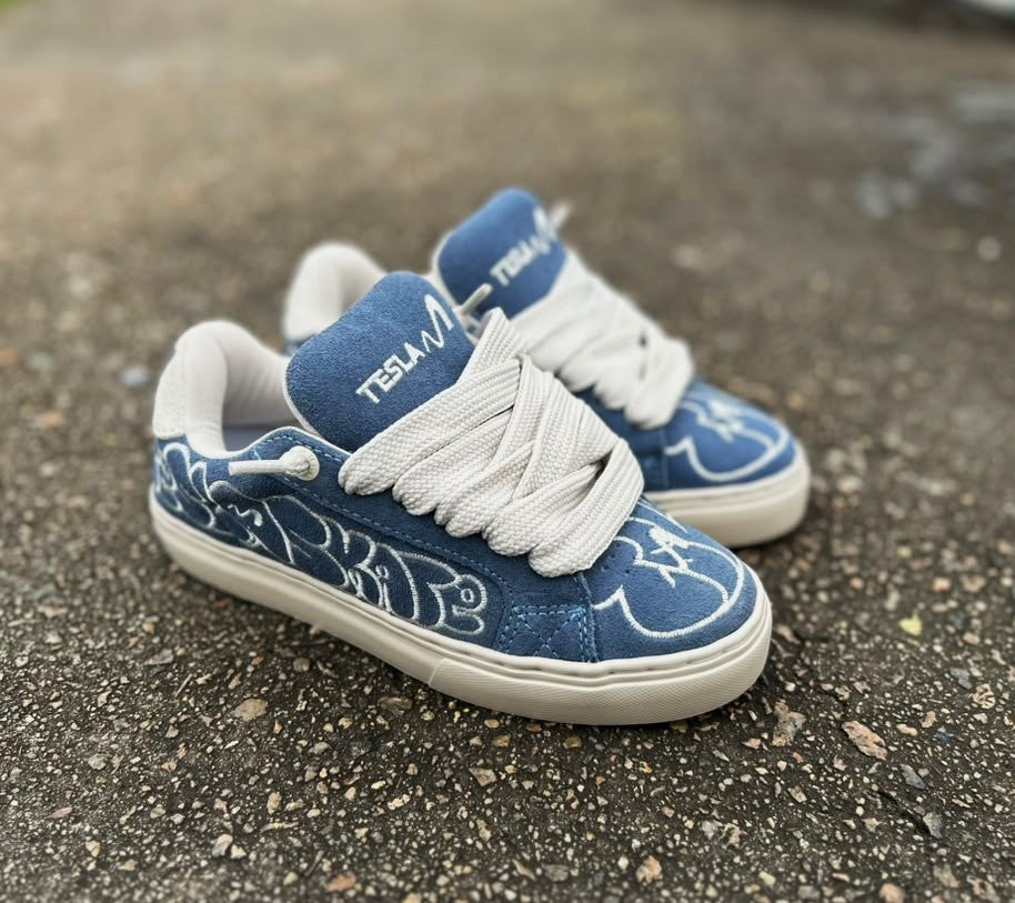 TÊNIS TESLA HERTZ ART DENIM