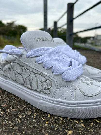 TÊNIS TESLA HERTZ ART WHITE