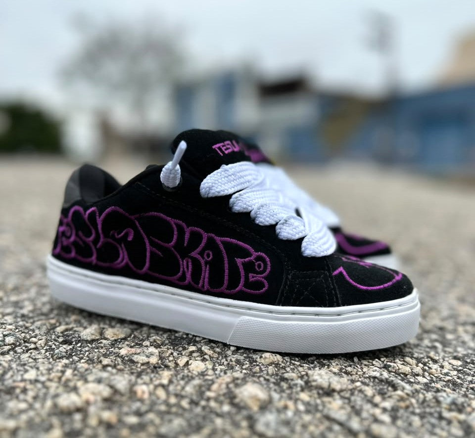TÊNIS TESLA HERTZ ART BLACK PURPLE