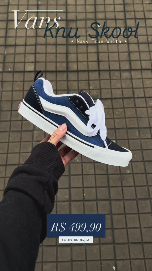TÊNIS VANS KNU SKOOL NAVY TRUE WHITE
