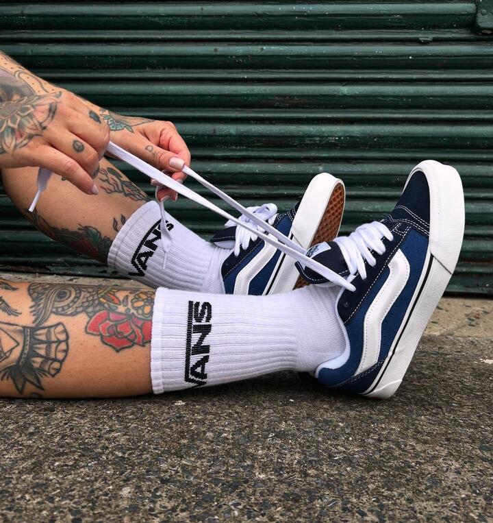 TÊNIS VANS KNU SKOOL NAVY TRUE WHITE