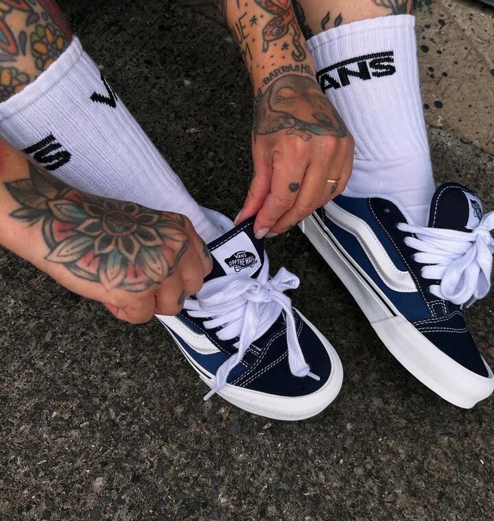TÊNIS VANS KNU SKOOL NAVY TRUE WHITE