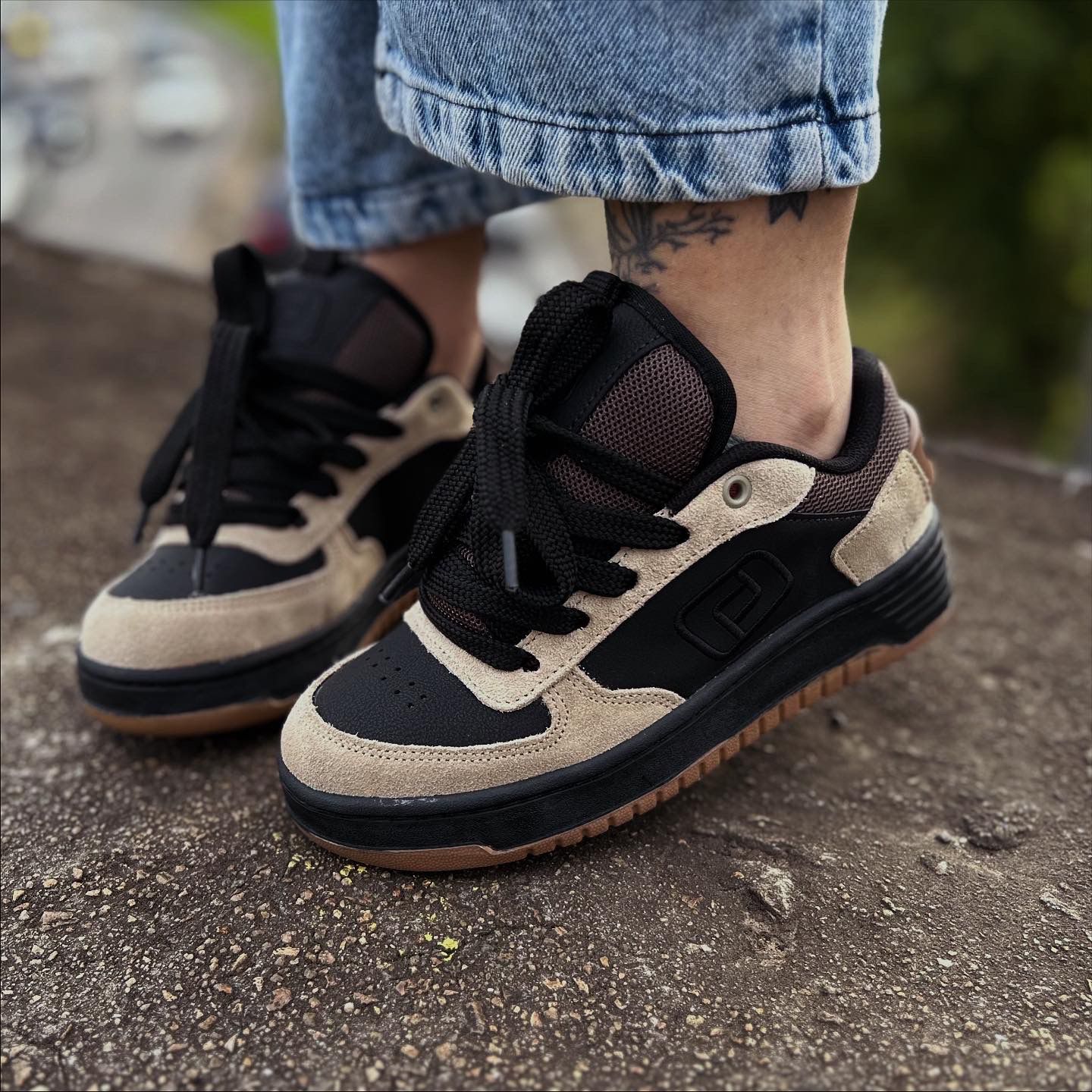 TÊNIS FREEDAY HERO DARK BEGE/PRETO