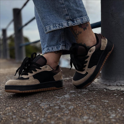 TÊNIS FREEDAY HERO DARK BEGE/PRETO