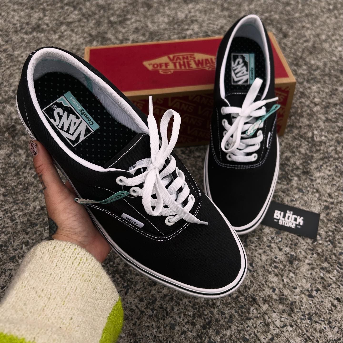 TÊNIS VANS ERA COMFYCUSH BLACK TRUE WHITE