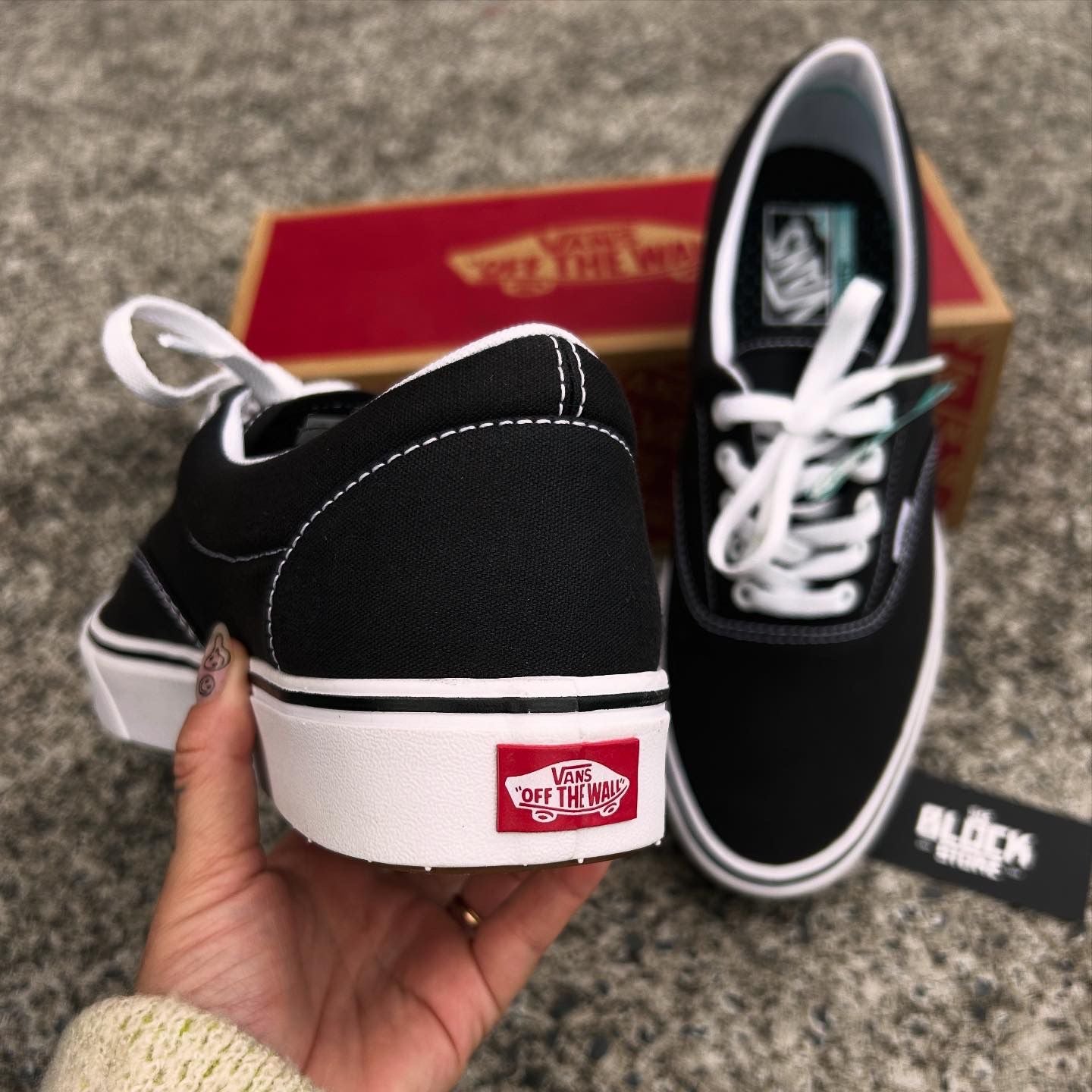 TÊNIS VANS ERA COMFYCUSH BLACK TRUE WHITE – The Block Store