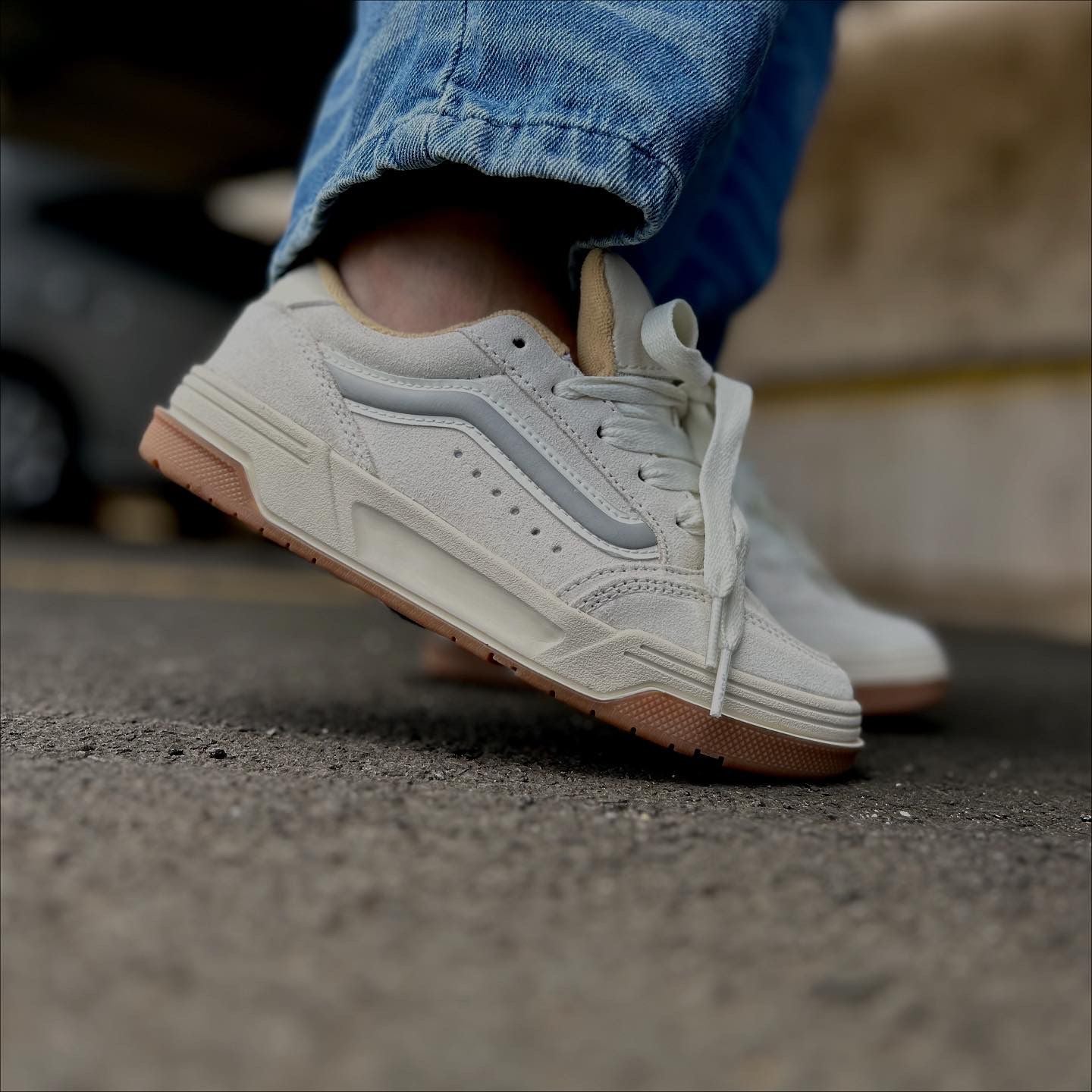 TÊNIS VANS HYLANE VINTAGE MARSHMALLOW GUM