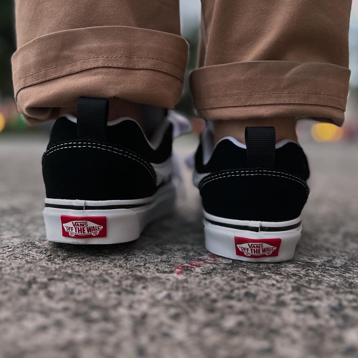 TÊNIS VANS KNU SKOOL BLACK TRUE WHITE – The Block Store