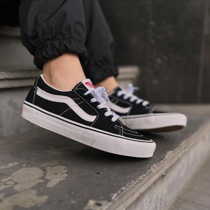TÊNIS VANS SK8-LOW BLACK TRUE WHITE